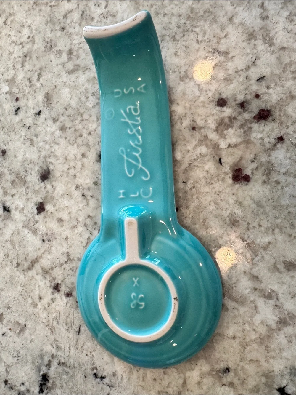 Fiestaware Turquoise Spoon Rest